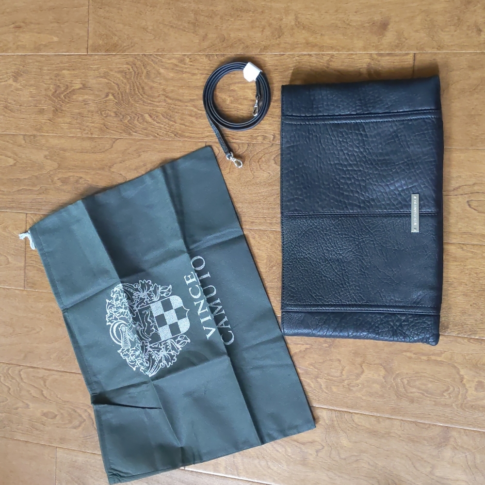 Vince Camuto Black Clutch Convertible to a Crossbody